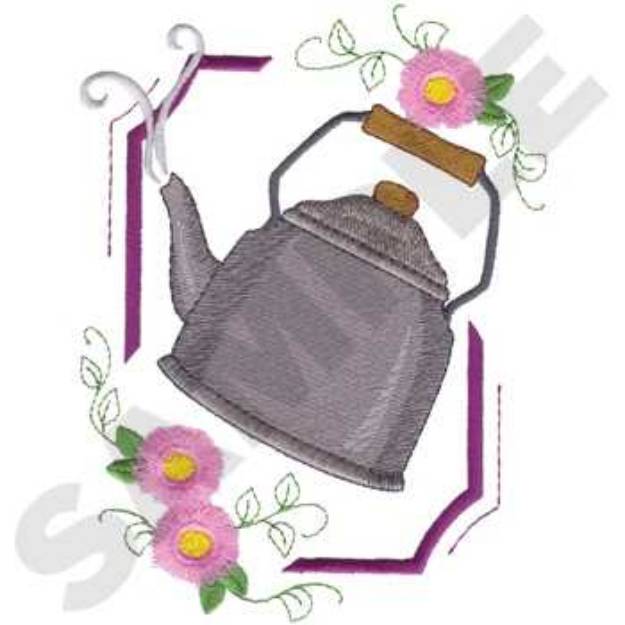 Picture of Fringe Teapot Machine Embroidery Design