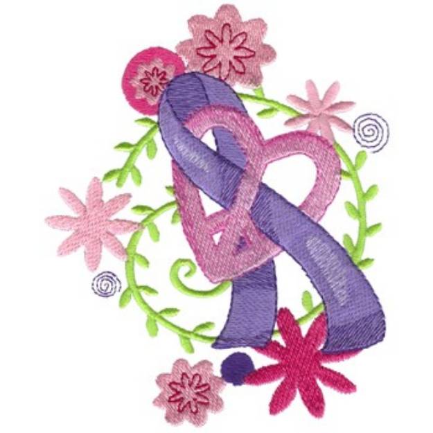 Picture of Peace Ribbon Machine Embroidery Design