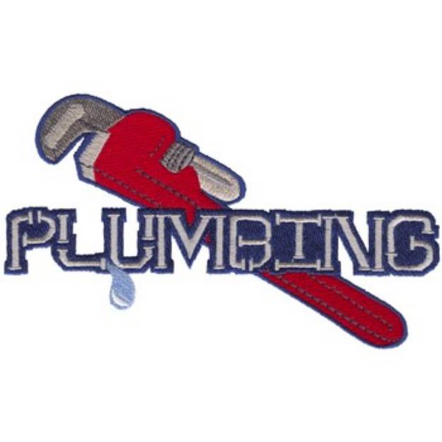 Picture of Plumbing Machine Embroidery Design