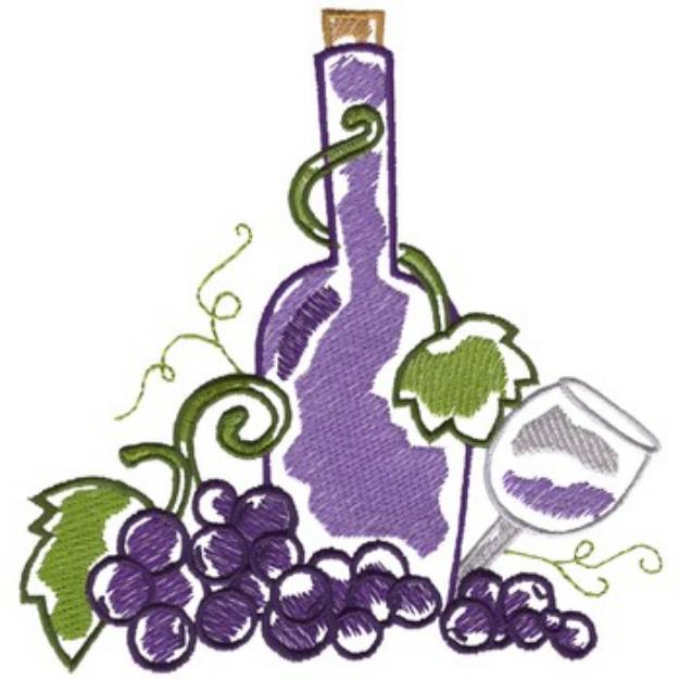 Picture of Winery Logo Machine Embroidery Design