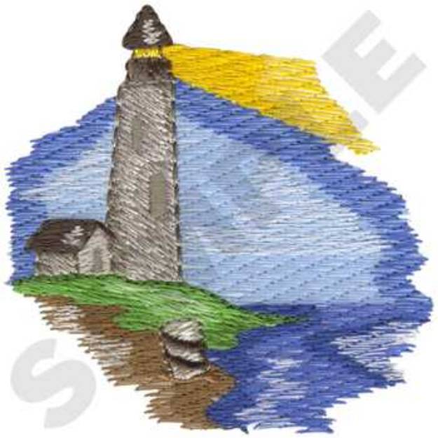 Picture of Lighthouse Machine Embroidery Design