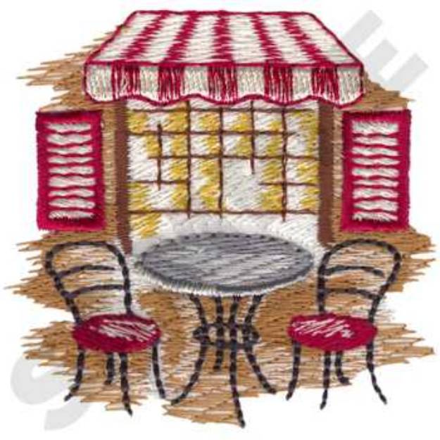 Picture of Bistro Machine Embroidery Design