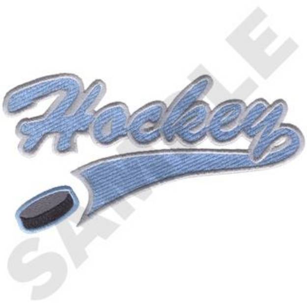 Picture of Hockey Logo Machine Embroidery Design