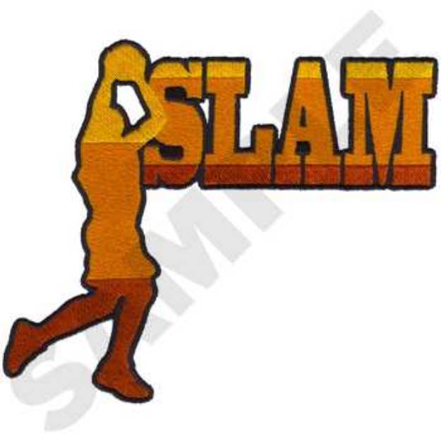Picture of Basketball Slam Machine Embroidery Design