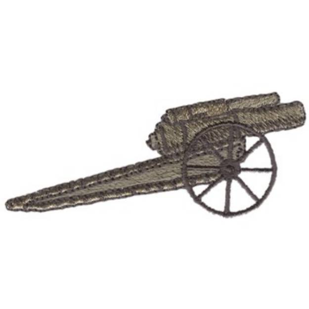 Picture of WWI Artillery Machine Embroidery Design