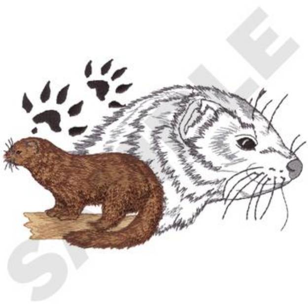 Picture of Mink Machine Embroidery Design