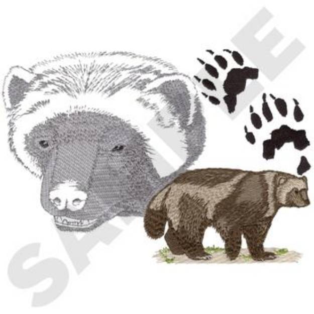 Picture of Wolverine Machine Embroidery Design