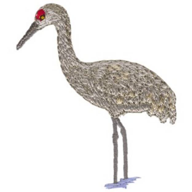 Picture of Sandhill Crane Machine Embroidery Design