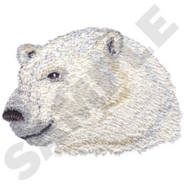 Picture of Polar Bear Machine Embroidery Design