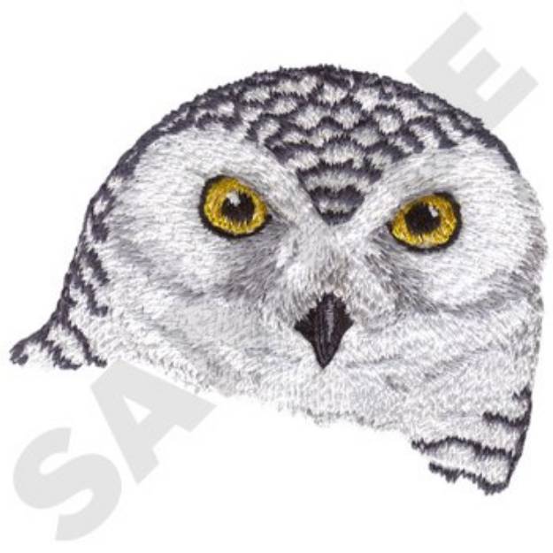 Picture of Snowy Owl Machine Embroidery Design