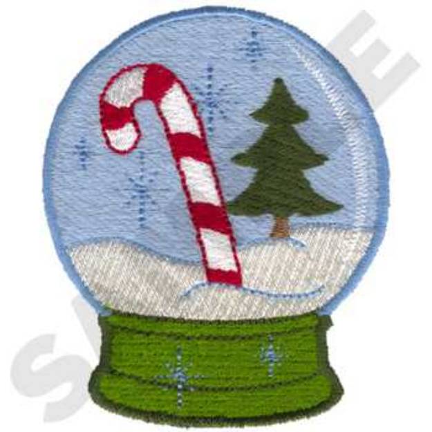 Picture of Snow Globe Machine Embroidery Design