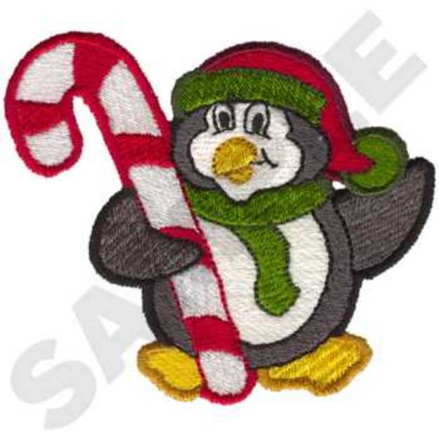 Picture of Penguin Machine Embroidery Design