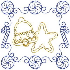 Picture of Christmas Cookies Machine Embroidery Design