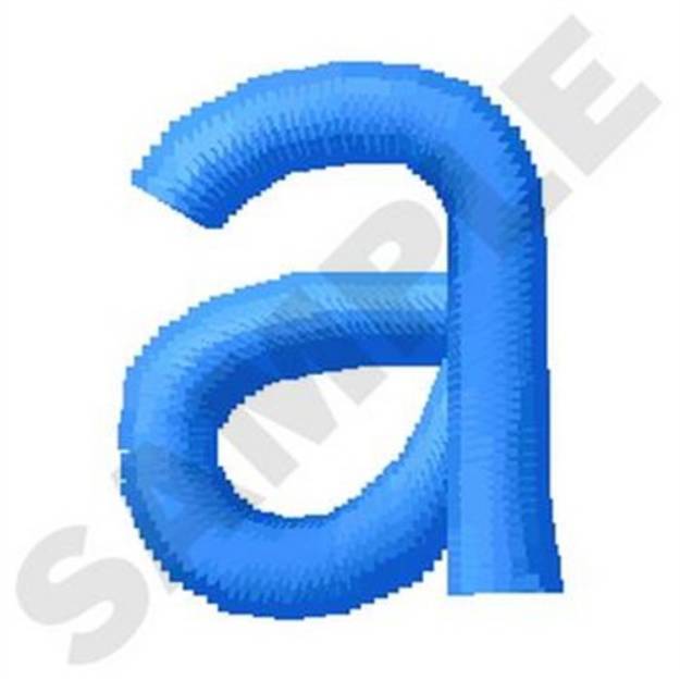 Picture of Lower Case a Machine Embroidery Design