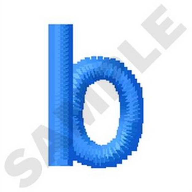 Picture of Lower Case B Machine Embroidery Design
