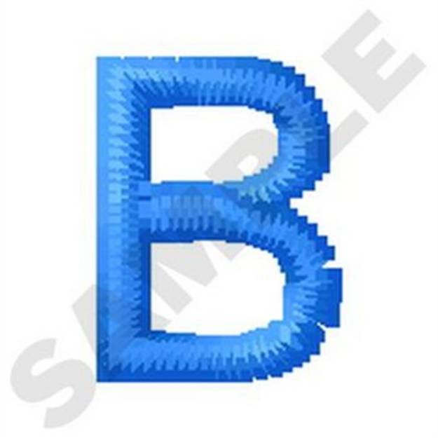 Picture of Upper Case B Machine Embroidery Design