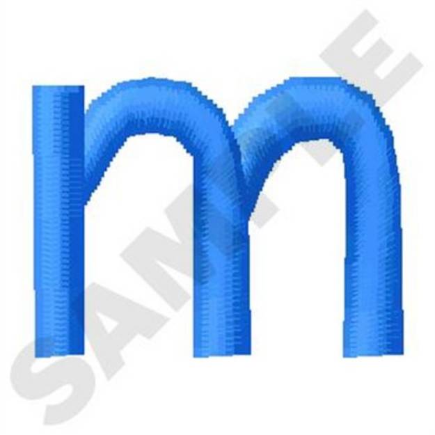 Picture of Lower Case M Machine Embroidery Design