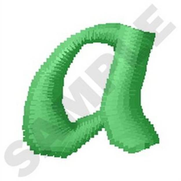 Picture of Inky Dinky Lowercase A Machine Embroidery Design