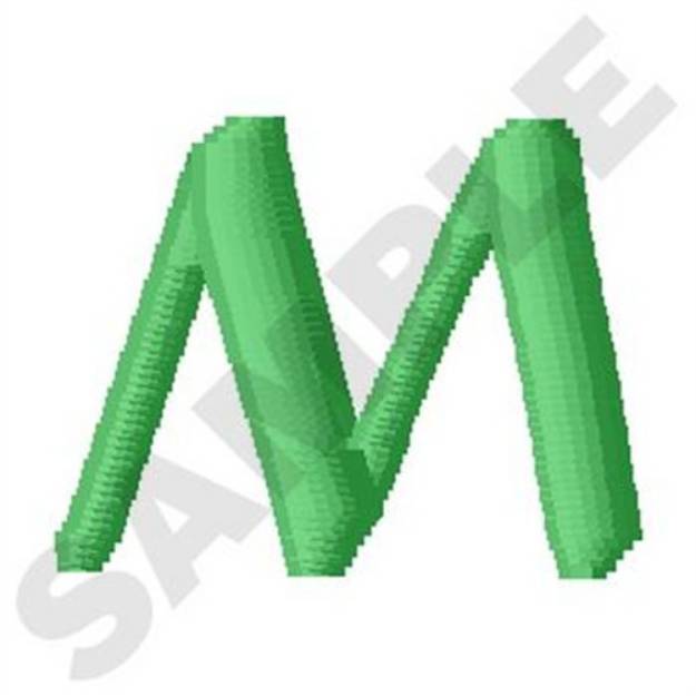 Picture of Inky Dinky Uppercase M Machine Embroidery Design