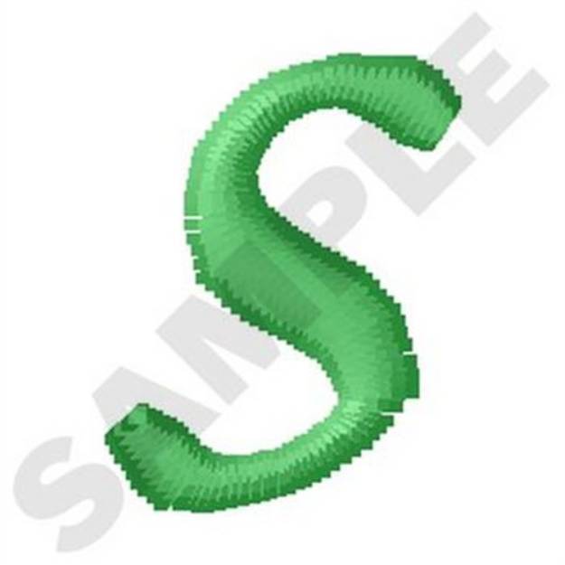 Picture of Inky Dinky Uppercase S Machine Embroidery Design