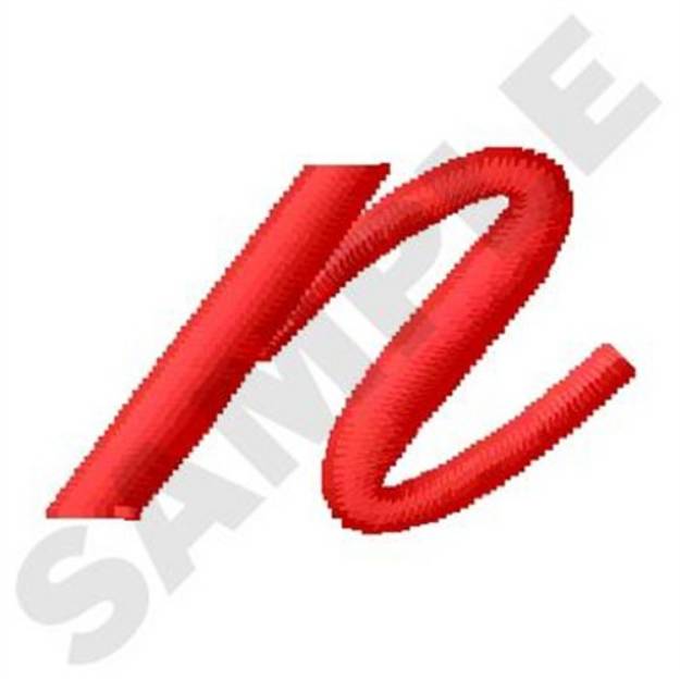 Picture of English Sm. Lower N Machine Embroidery Design
