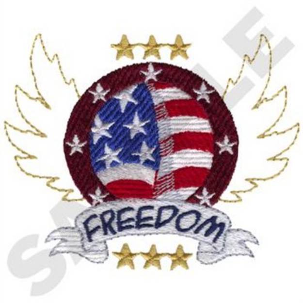 Picture of Freedom Machine Embroidery Design