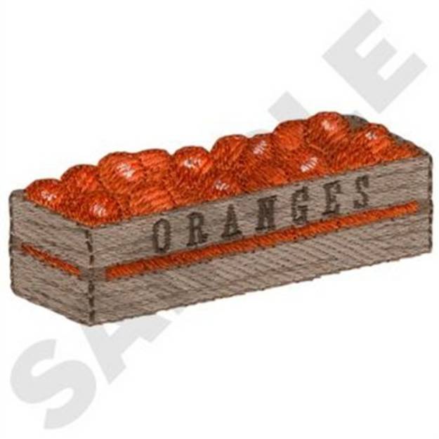 Picture of Orange Crate Machine Embroidery Design