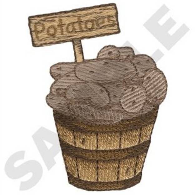 Picture of Potatoes Machine Embroidery Design