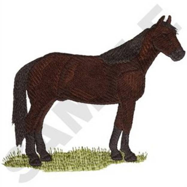 Picture of Standardbred Horse Machine Embroidery Design