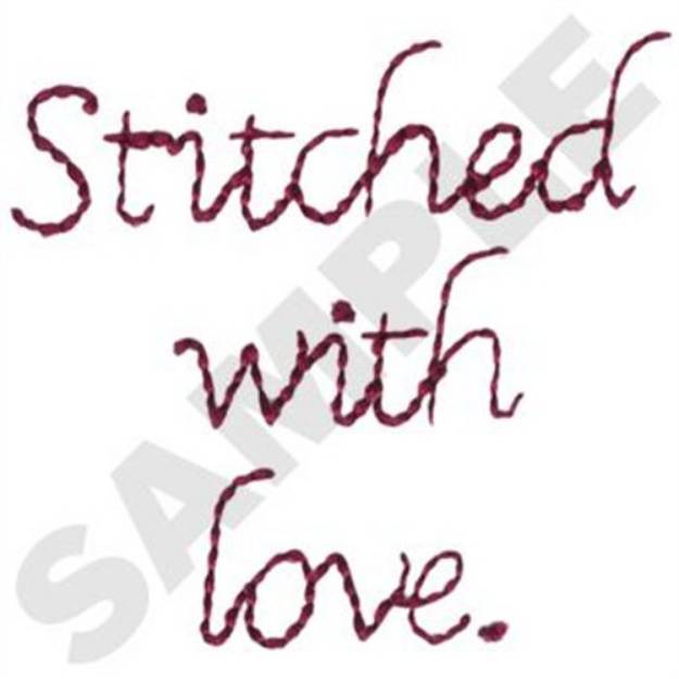 Picture of Stitched With Love Machine Embroidery Design