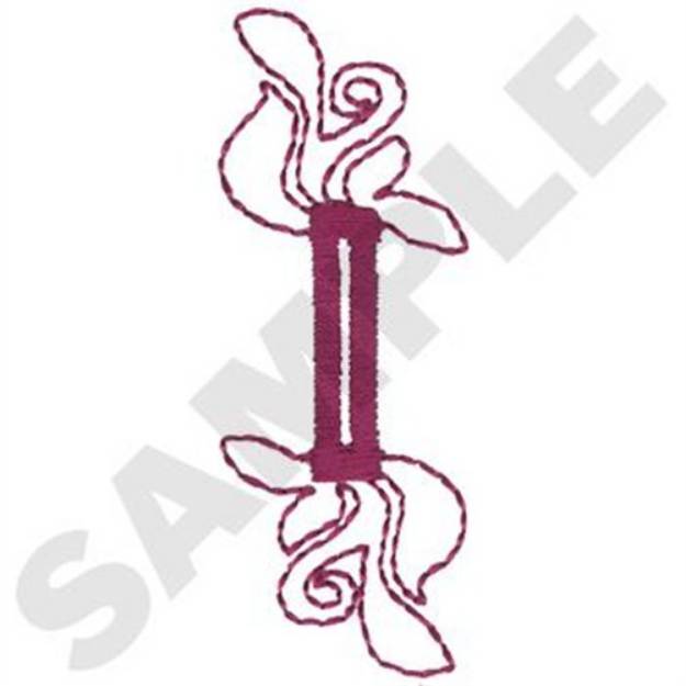 Picture of Flower Buttonhole Machine Embroidery Design