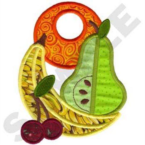 Fruit Towel Topper Machine Embroidery Design