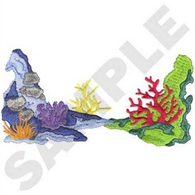 Picture of Aquarium Scene Machine Embroidery Design