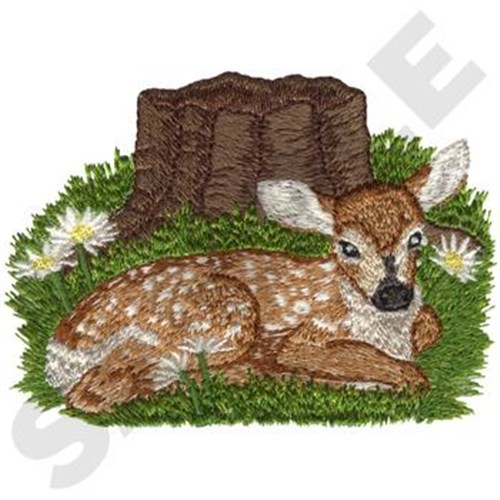 Baby Deer Machine Embroidery Design