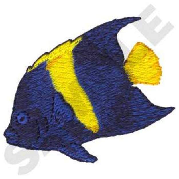 Picture of Asfur Angelfish Machine Embroidery Design