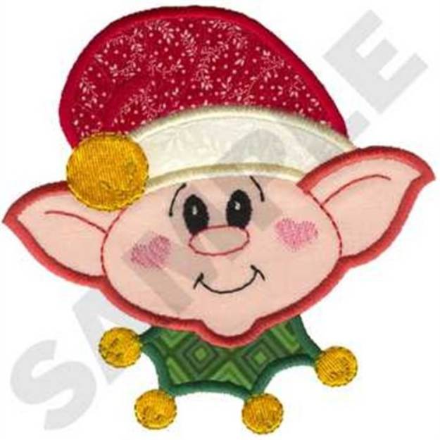 Picture of Elf Applique Machine Embroidery Design