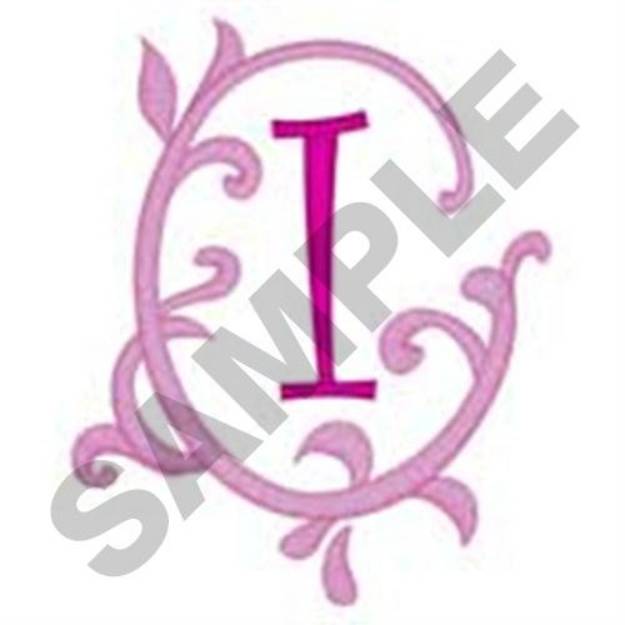 Picture of Pink Scroll I Machine Embroidery Design