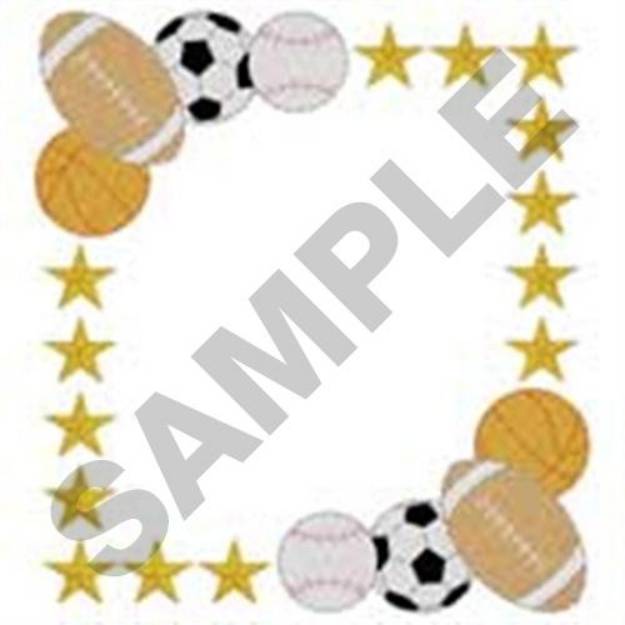 Picture of Sports Quilt Machine Embroidery Design