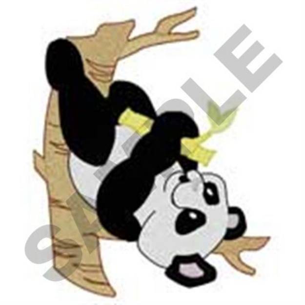 Picture of Panda In Tree Machine Embroidery Design