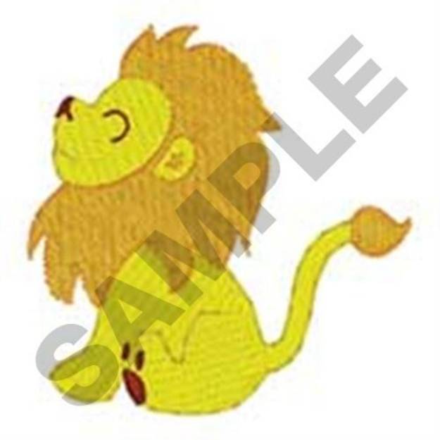 Picture of Lion Accent Machine Embroidery Design