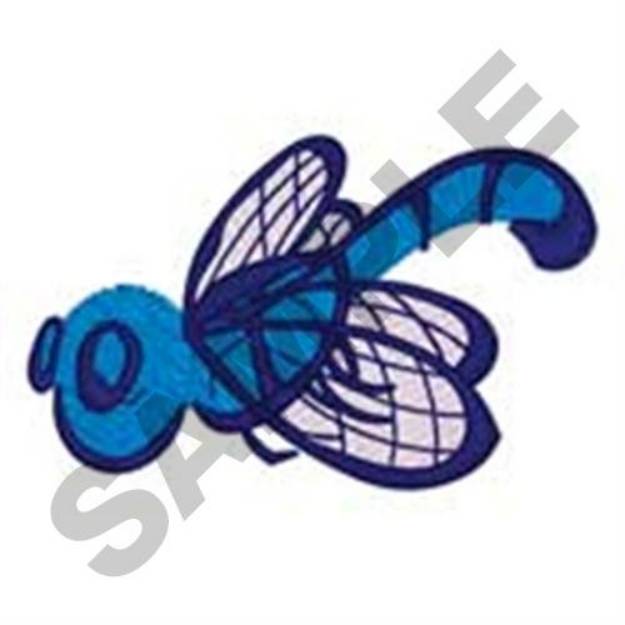 Picture of Dragonfly Accent Machine Embroidery Design