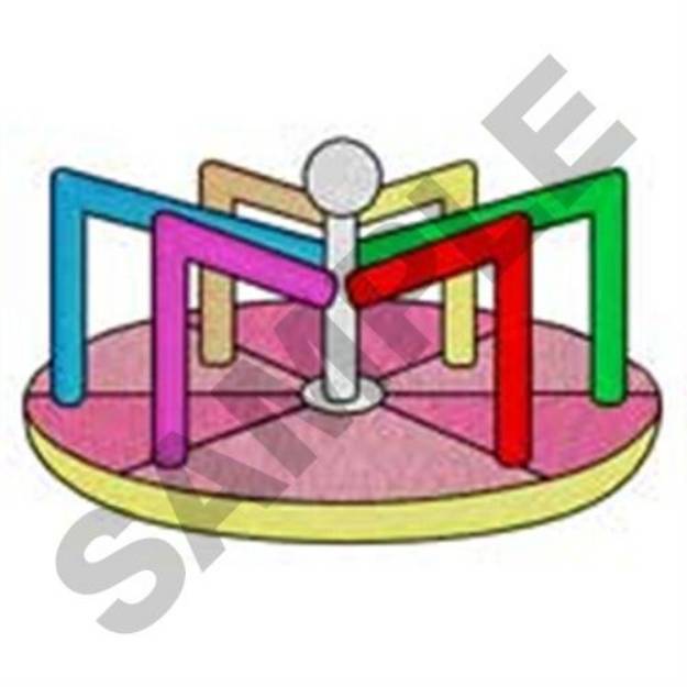 Picture of Merry-Go-Round Machine Embroidery Design