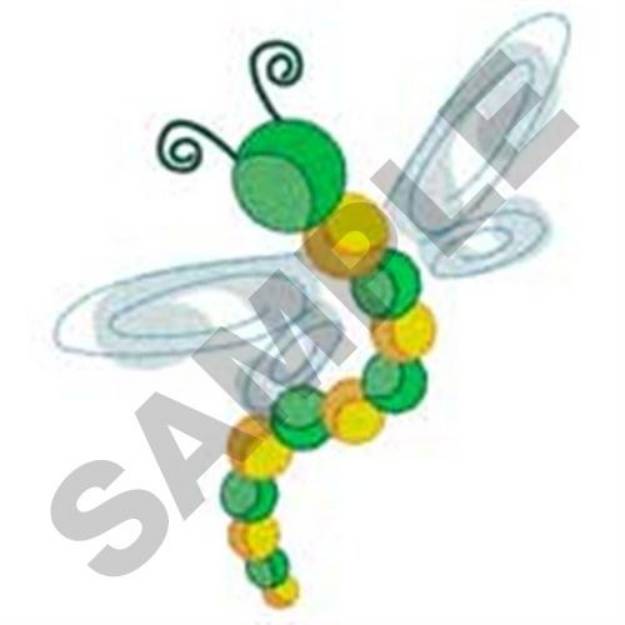 Picture of Abstract Dragonfly Machine Embroidery Design