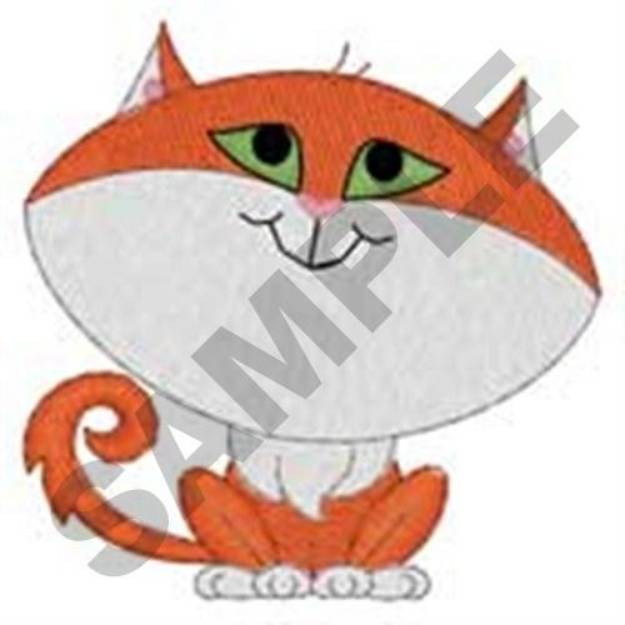 Picture of Cute Kitty Machine Embroidery Design