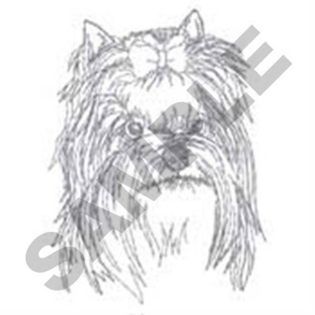 Picture of Yorkshire Terrier Machine Embroidery Design