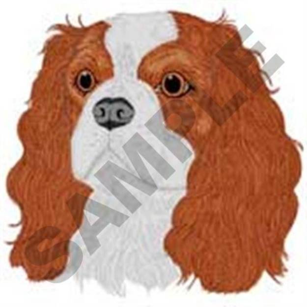 Picture of Cavalier King Charles Spaniel Machine Embroidery Design