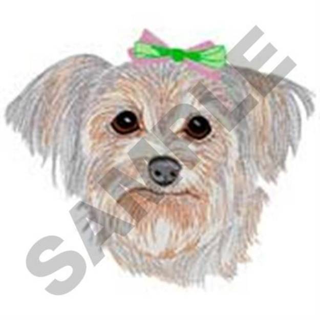 Picture of Morkie Machine Embroidery Design