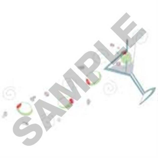 Picture of Martini Machine Embroidery Design