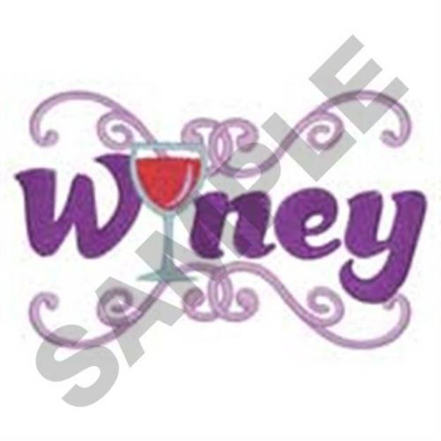 Picture of Winey Machine Embroidery Design