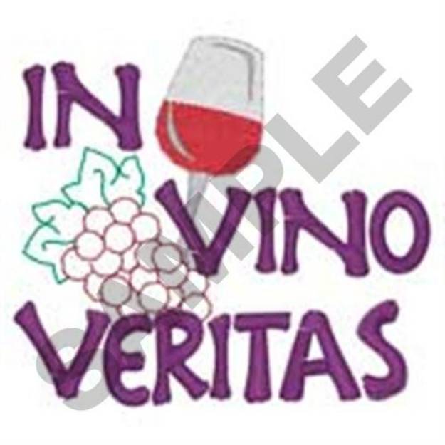 Picture of In Vino Veritas Machine Embroidery Design